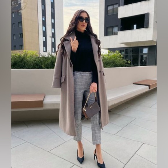 Stradivarius OVERSIZE SOFT-TOUCH COAT - Picture 4 of 8